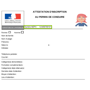 Comment obtenir le code NEPH sur l'ANTS ? 1 Code-NEPH-attestation-inscription